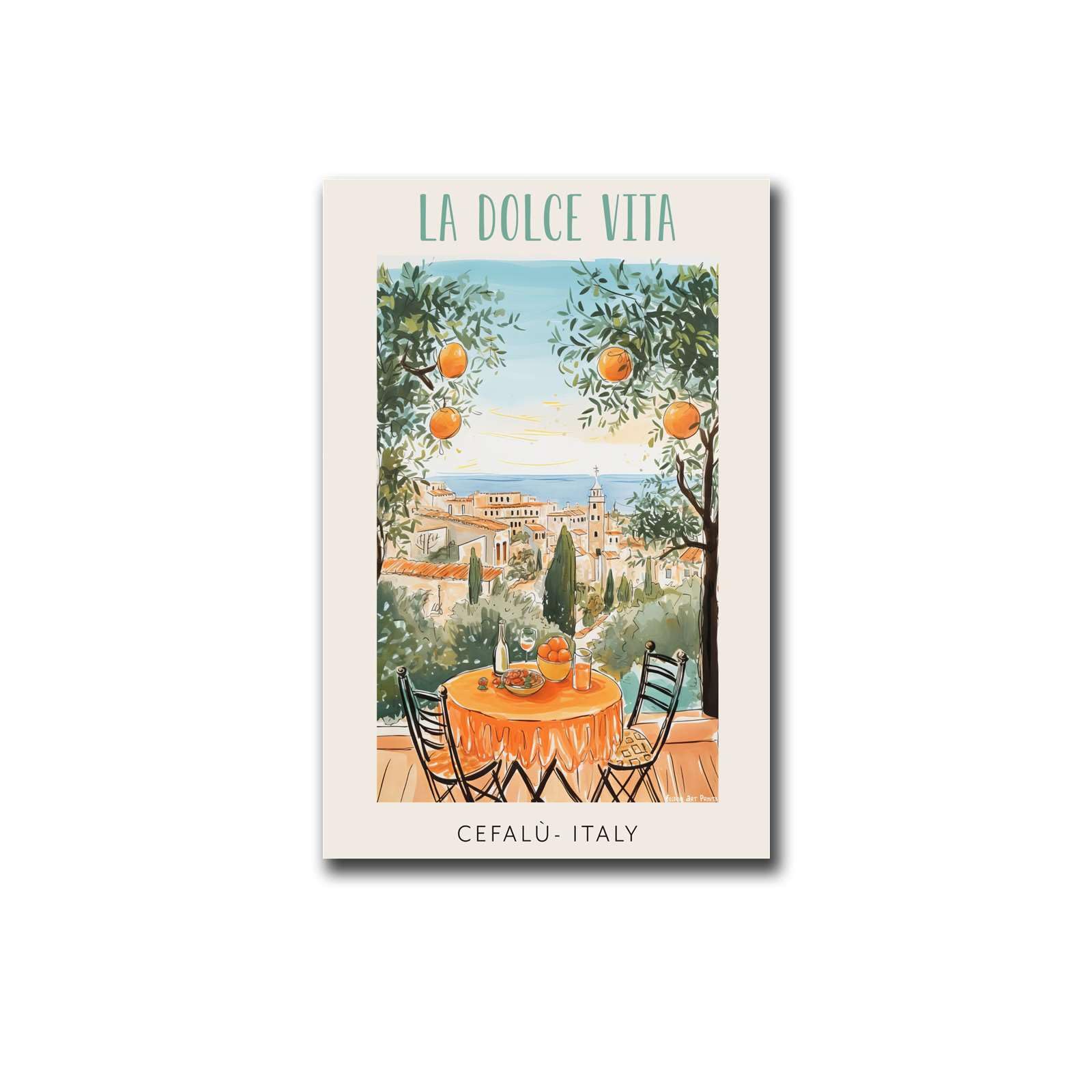 Amazon.com: YX Tide Canvas Art Poster La Dolce Vita Amalfi Coast